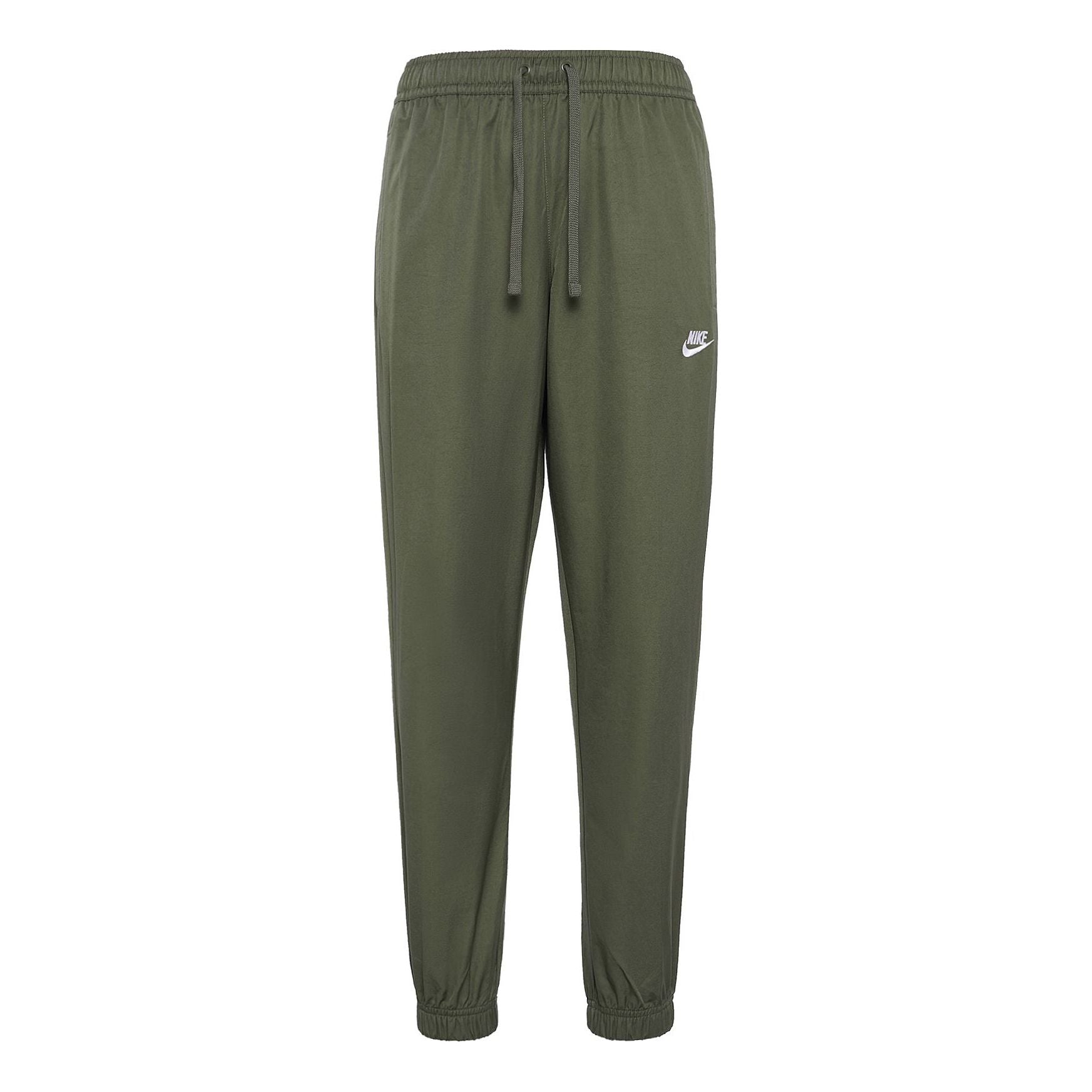 Men's Nike Solid Color Straight Bundle Feet Long Pants/Trousers Sports Pants/Trousers/Joggers Olive DD5311-222