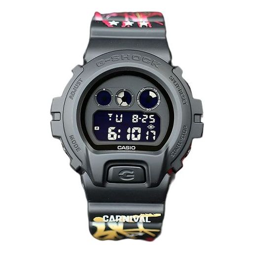 CASIO G-Shock Digital 'Grey' DW-6900-CARNIVAL
