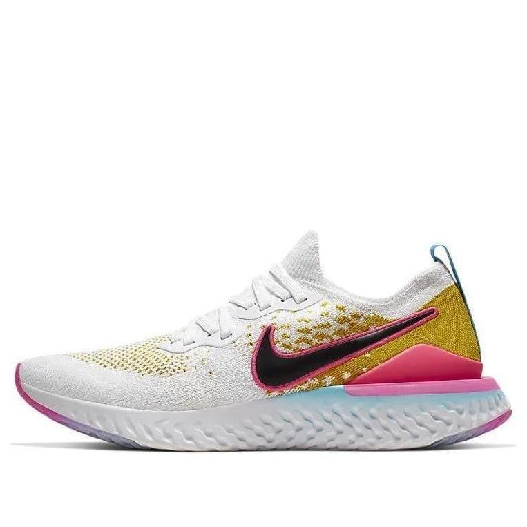 Nike Epic React Flyknit 2 'White Black Pink Blast' CI7583-100
