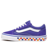 Vans Kid's Tri Checkerboard Old Skool Purple VN0A4UHZWKL