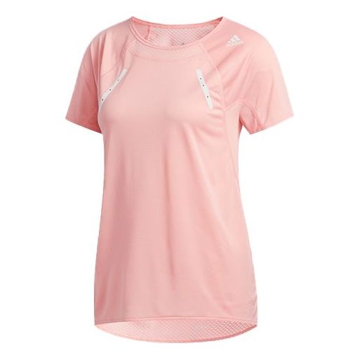 (WMNS) adidas Heat.Rdy Tee Running Sports Short Sleeve Pink FK0734