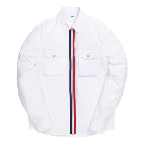KITH Military Crispy Nylon Work Shirt 'White' KH3670-101