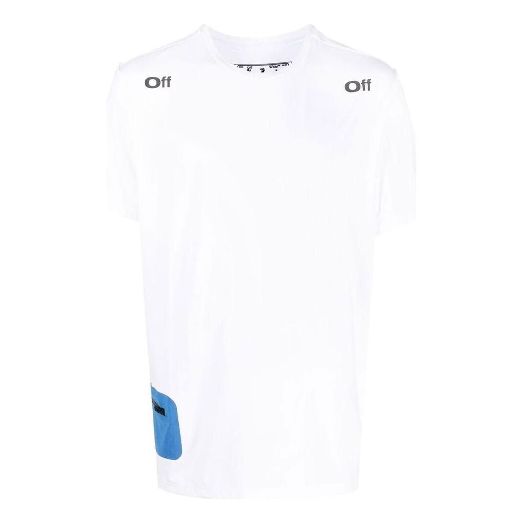 Off-White logo-print T-shirt OMVA036F22FAB0010107
