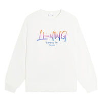Li-Ning Anything Is Possible Graphic Sweatshirt 'White' AWDSF75-1