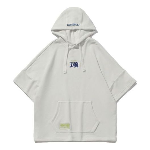 Li-Ning CF Series hooded Short Sleeve Couple Style 'White' AWDQ439-1