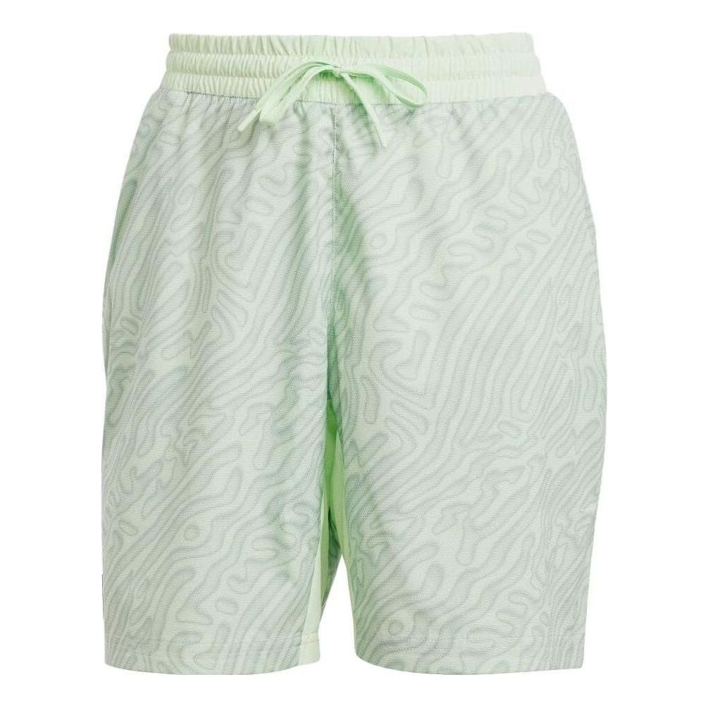 adidas Tennis HEAT.RDY Pro Printed Ergo 7-Inch Shorts Asia Sizing 'Green' IP1934