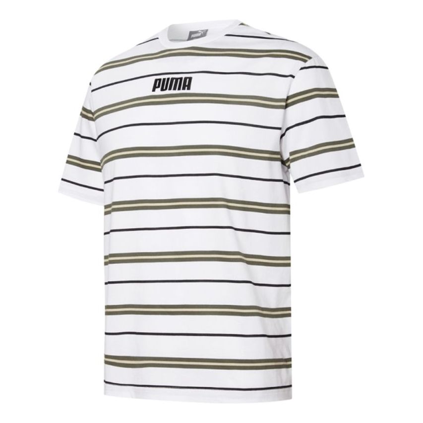 PUMA Modern Basics Advanced Tee Leisure Sports Short Sleeve White 847668-02