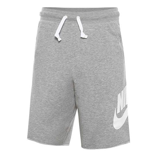 Nike Logo Printing Running Sports Short Pant Male Grey Gray AR2375-064