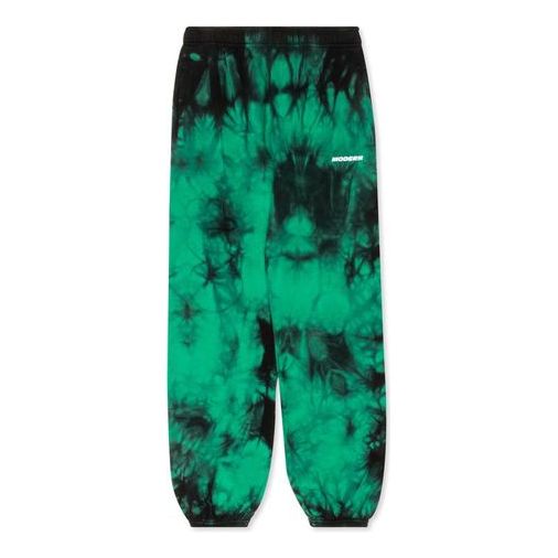 Off-White SS20 Tie-dye Printing Trousers Men Green OMCH027S20E300204400