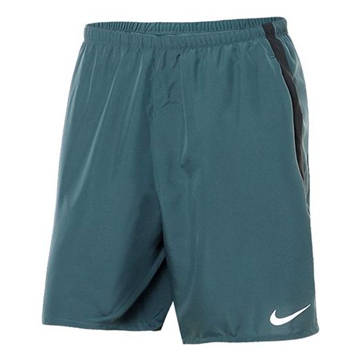 Men's Nike Casual Running Lightweight Breathable Solid Color Sports Shorts Green CZ9066-058