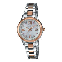 CASIO SHEEN Sapphire Crystal Stainless Steel Strap Quartz Waterproof Solar Powered Silver Analog SHE-4522SG-7AUPR