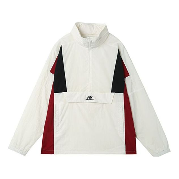 New Balance Classic Windbreaker Coat Asia Sizing 'White' NAA33023-IV
