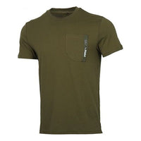 PUMA Printed logo Knitting Short Sleeve TEE Green 583863-49