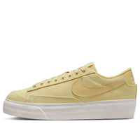 (WMNS) Nike Blazer Low Platform Canvas 'Pale Vanilla' DV7475-200