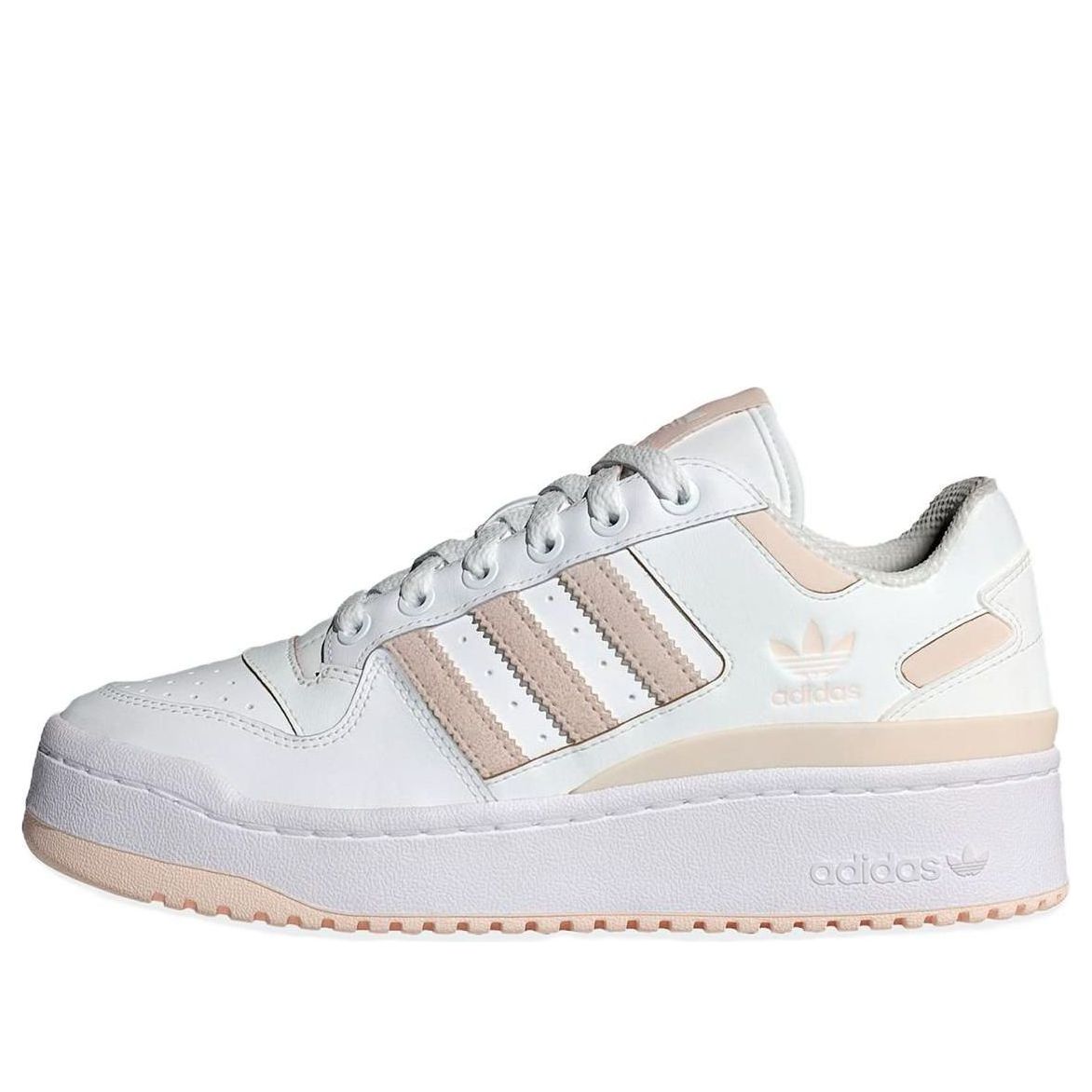 (WMNS) adidas originals Forum Bold Stripes 'White Wonder Quartz' ID0407