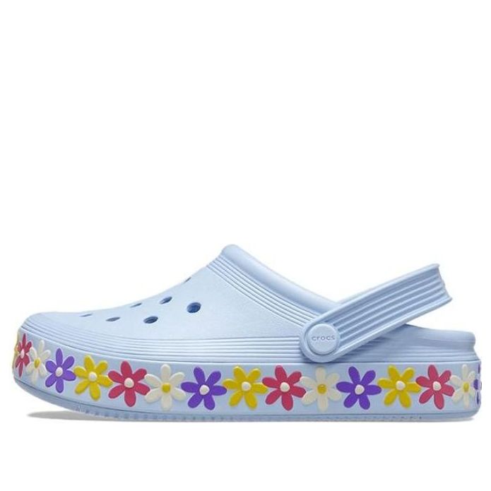 (GS) Crocs Off Court Daisy Clogs 'Blue' 209061-4NS