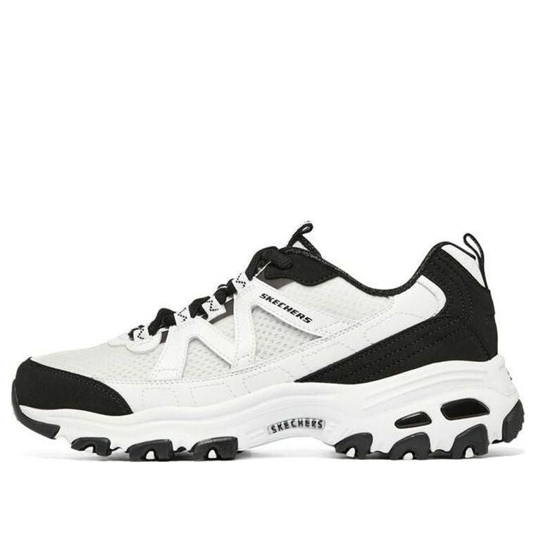 (WMNS) Skechers DLites 'Black White' 896079-WBK