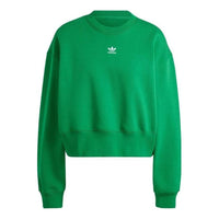 (WMNS) adidas Adicolor Essentials Crew Sweatshirt 'Green' IJ9772