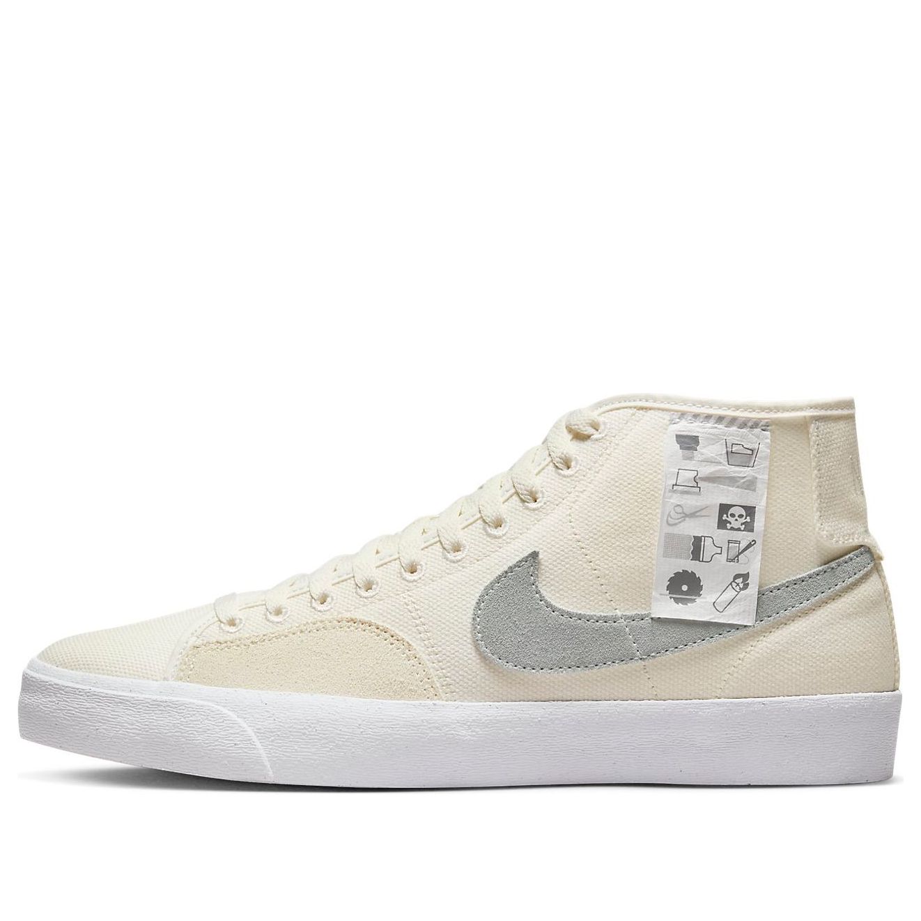 Nike Blazer Court Mid Premium SB 'Warning Label' DZ7635-110