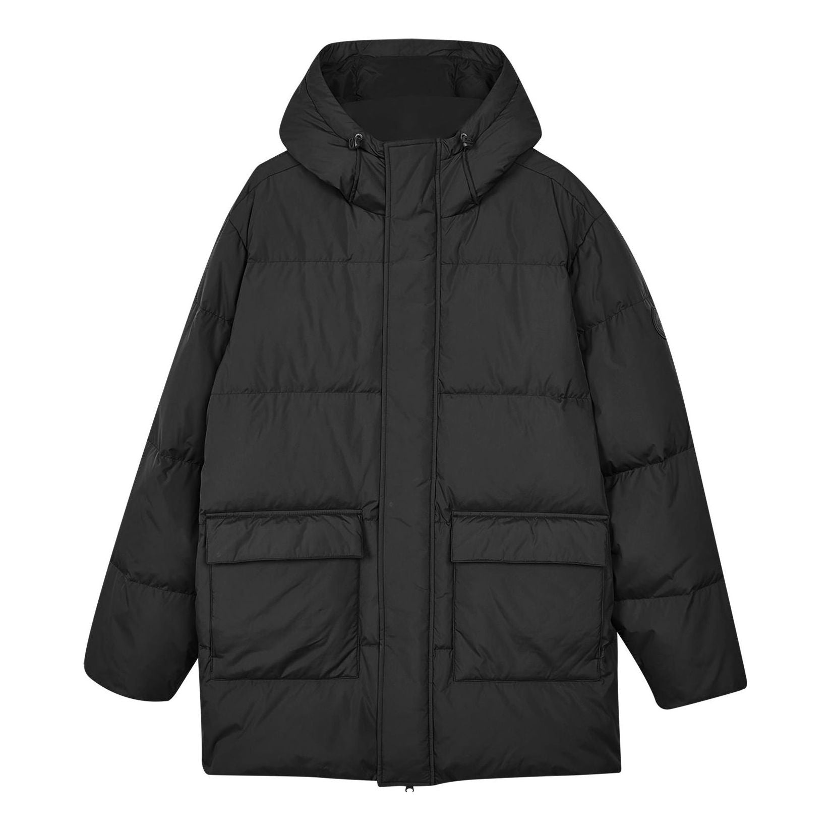 Skechers Casual Long Down Jacket 'Black' L423M091-0018
