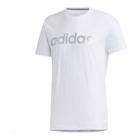 adidas neo Sports Round Neck logo Printing Short Sleeve White FP7395