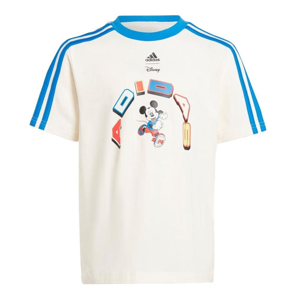 (PS) adidas X Disney Mickey Mouse Tee 'White Blue' IQ4800