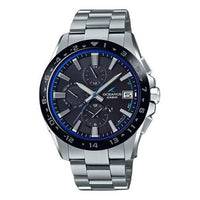 Men's CASIO Business quartz Watch Metallic Strap Mens Silver Analog OCW-T3000A-1AJF