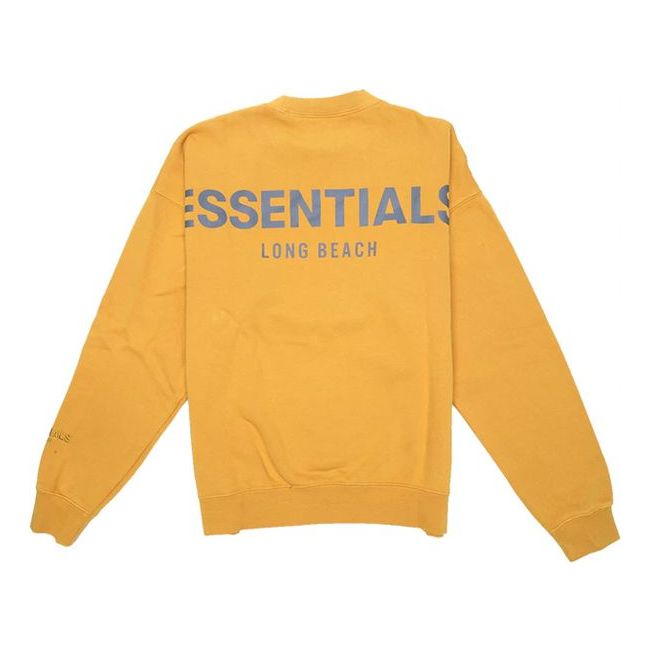 FOG Essentials Long beach 3M Alphabet FW19 Long Sleeves Yellow FOG-FW19-118