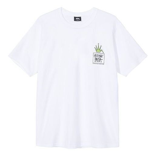 Stussy x Patta Crossover Crown Short Sleeve Unisex White 3903459-WHITE