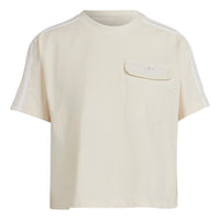 (WMNS) adidas Adicolor Classics Poplin Back Loose T-Shirt Asia Sizing 'White' HL9306