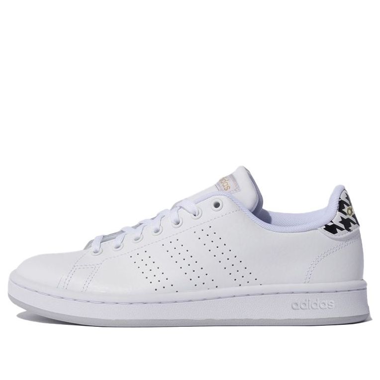 (WMNS) adidas Advantage 'White Houndstooth' FY3973