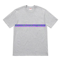 Supreme SS19 Hard Goods Tee Healther Grey Round Neck Pullover Short Sleeve Unisex Gray SUP-SS19-280
