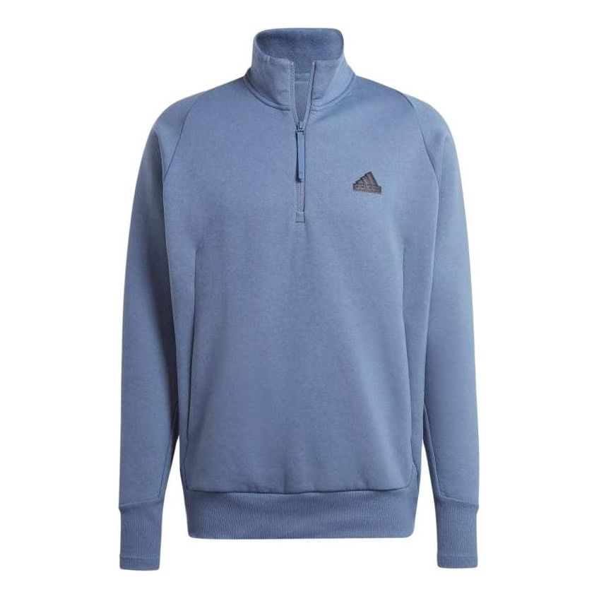 adidas Z.N.E. Half-Zip Sweatshirt Asia Sizing 'Blue' IR5225