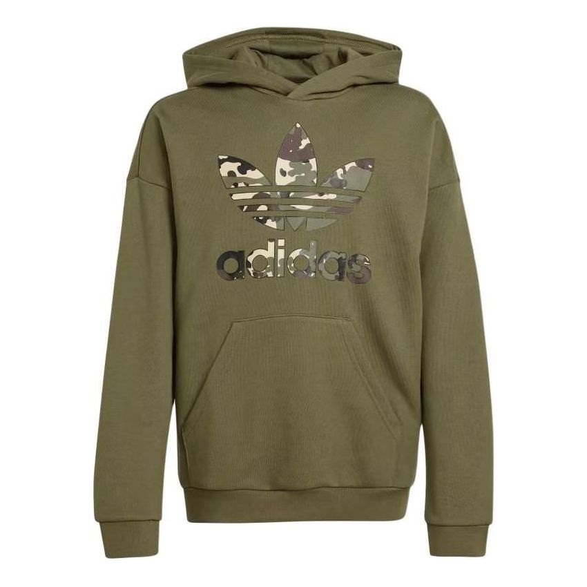 (PS) adidas Trefoil Hoodie Asia Sizing 'Green' IZ4598