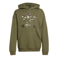 (PS) adidas Trefoil Hoodie Asia Sizing 'Green' IZ4598