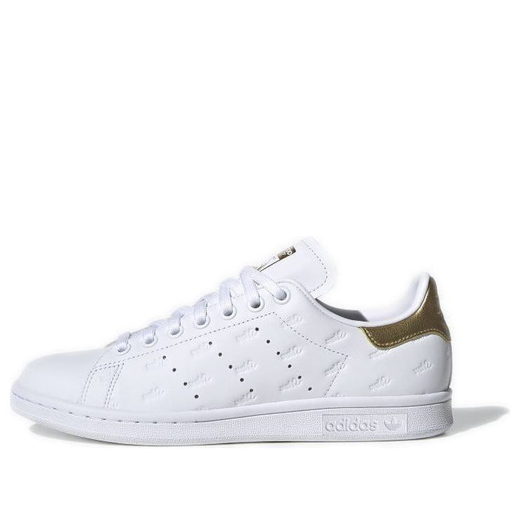 (WMNS) adidas Stan Smith 'Debossed Logos - White Metallic Gold' EF6853