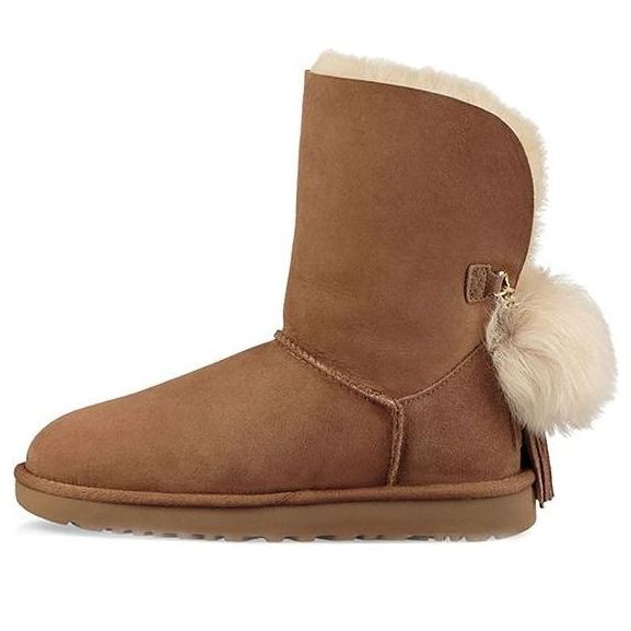 (WMNS) UGG Classic Bling Charm Boot 'Chestnut' 1095717-CHE