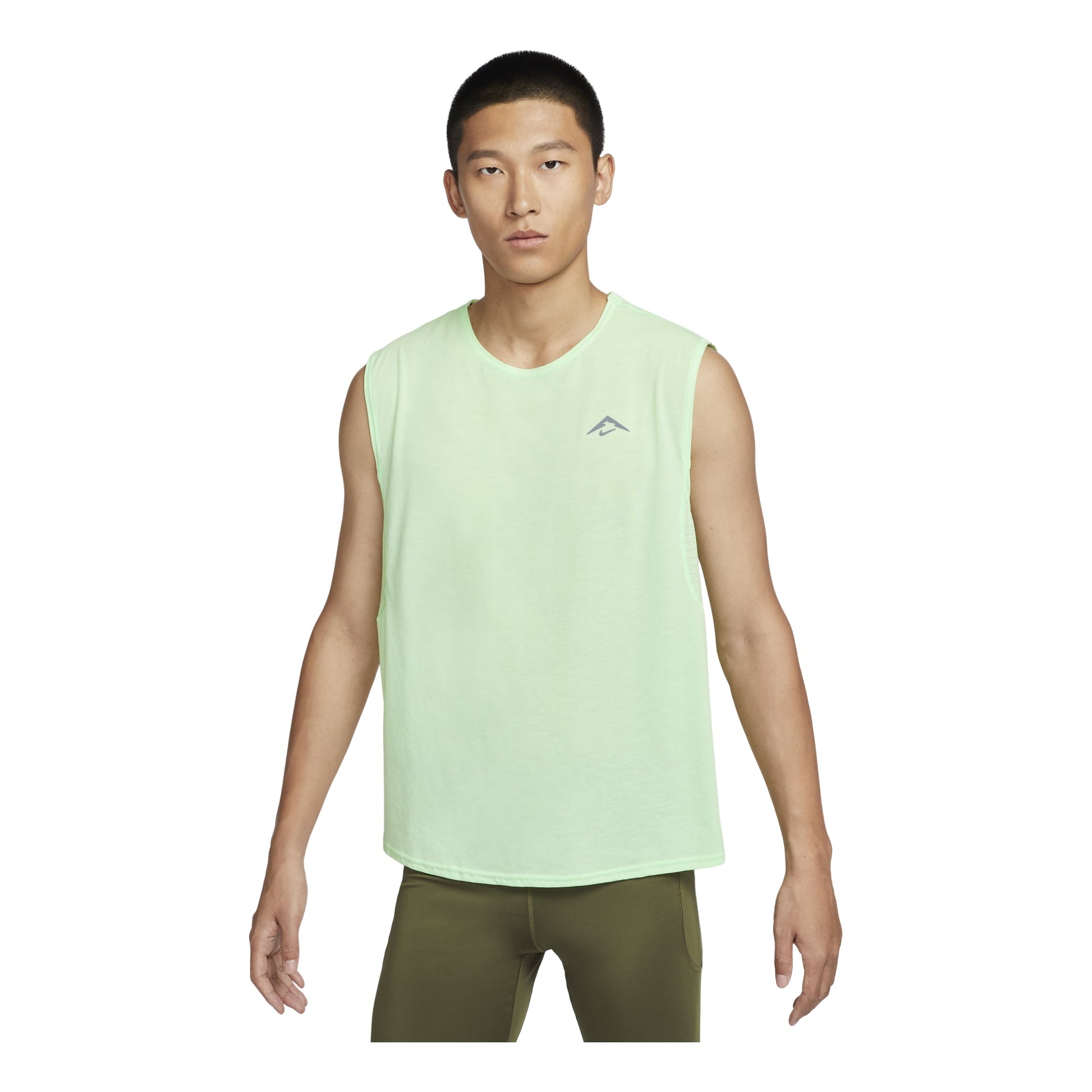 Nike Dri-FIT Solar Chase Sleeveless T-Shirt 'Green' FN3310-376