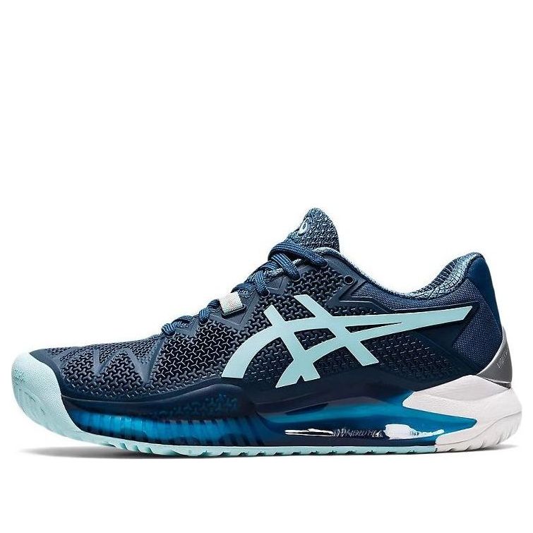 (WMNS) ASICS Gel-Resolution 8 D Wide 'Light Indigo' 1042A097-406