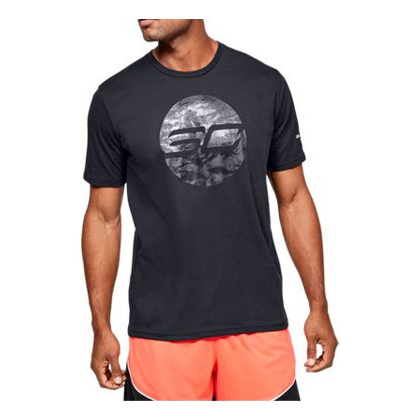 Men's Under Armour SC30 Logo Basketball Sports Black 1351325-001