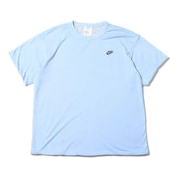 Men's Nike Solid Color Logo Alphabet Printing Reversible Casual Round Neck Short Sleeve Blue T-Shirt DQ4248-425