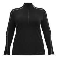 (WMNS) Under Armour Train Cold Weather 1/2 Zip Top 'Black' 1374396-001