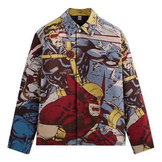 KITH For X-Men Tapestry Coaches Jacket 'Black' KHM010312-001