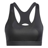 (WMNS) adidas x Marimekko Believe This Medium-Support Bra Asia Sizing 'Black' HA3376
