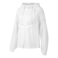 (WMNS) Skechers Sport Hooded Jacket 'White' P223W022-0019
