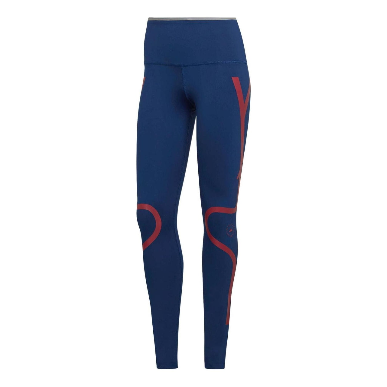 (WMNS) adidas by Stella McCartney TruePace Running Leggings Asia Sizing 'Navy Red' HI6137