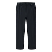FILA Logo Embroidered Solid Color Woven Straight Casual Pants Blue F11M122818F-NV