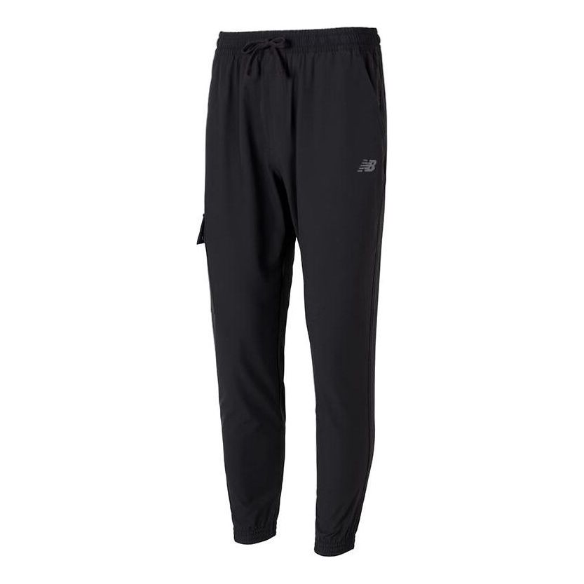 New Balance NB Logo Woven Jogger Asia Sizing 'Black' AMP42320-BK