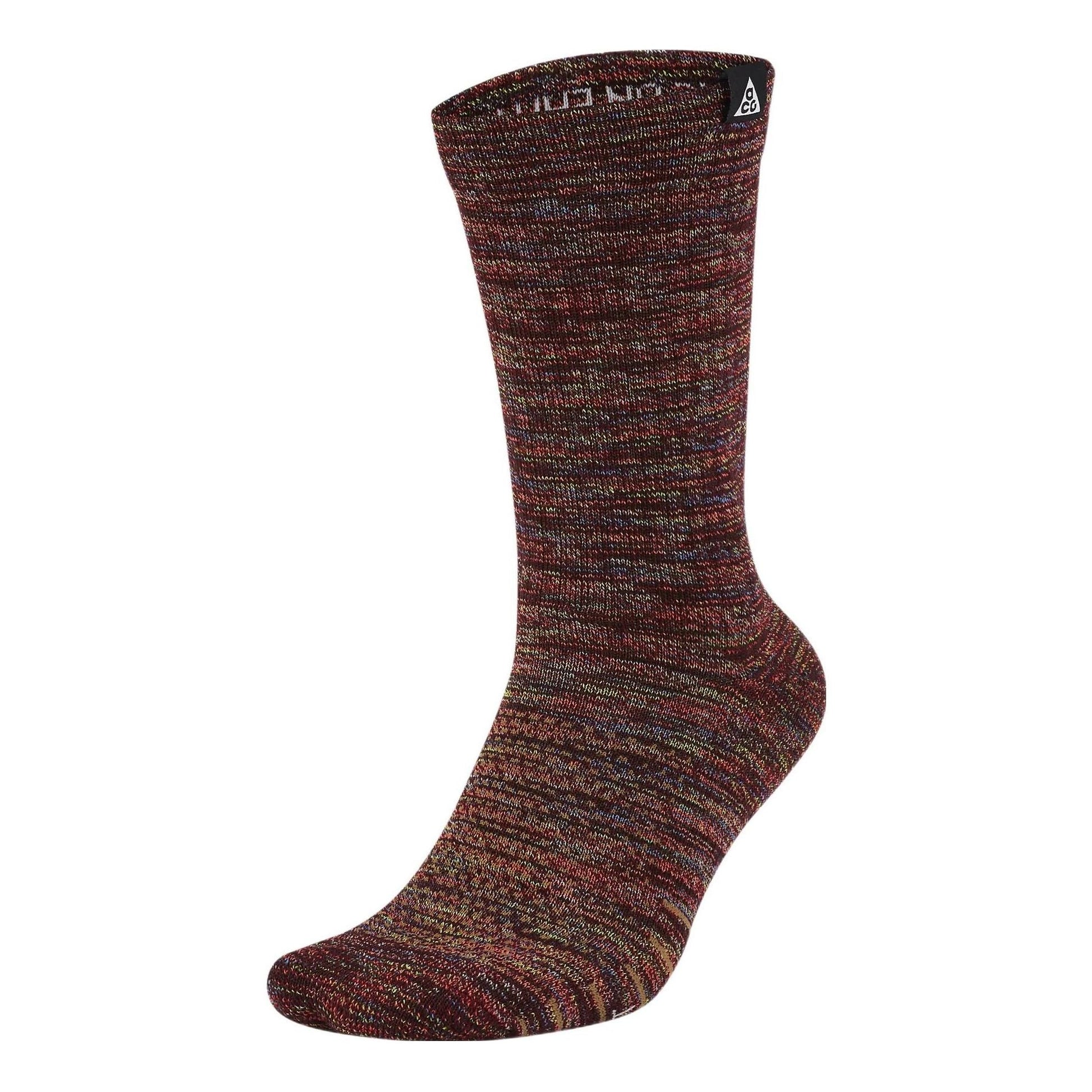 Nike Printing Pattern Straight Socks Couple Style One Pair Red CV8989-681