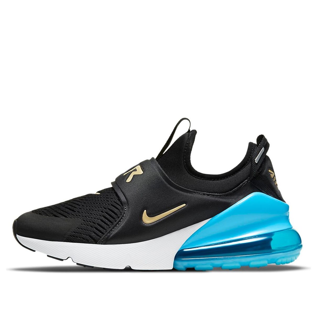 (GS) Nike Air Max 270 Extreme 'Black Baltic Blue' CI1108-009